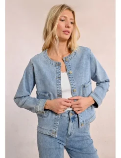 Chaqueta vaquera de manga larga
