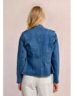 Chaqueta vaquera estilo militar
