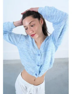 Cárdigan de manga larga motivo tie dye