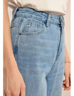 Denim droit
