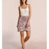 Falda corta con estampado