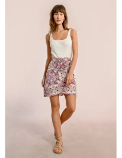 Falda corta con estampado