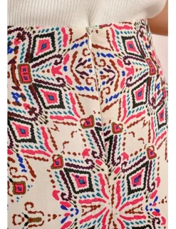 Falda corta con estampado