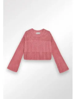 Jersey de manga acampanada detalle transparencias