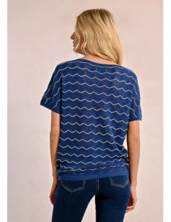 Jersey de manga corta de rayas