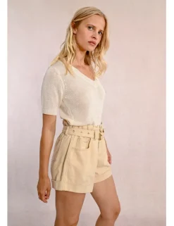 Jersey de manga corta escote en V