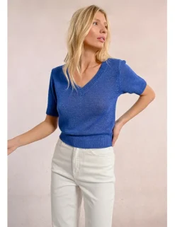 Jersey de manga corta escote en V