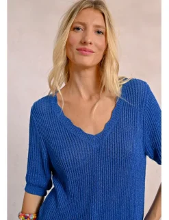 Jersey de manga corta escote en V