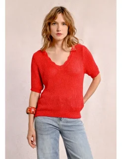 Jersey de manga corta escote en V
