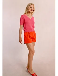 Jersey de manga corta escote en V