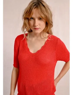 Jersey de manga corta escote en V