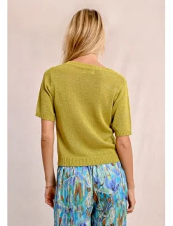 Jersey de manga corta escote en V