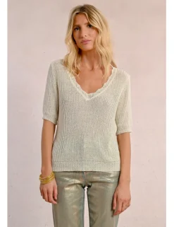 Jersey de manga corta escote en V