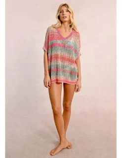 Jersey de manga corta multicolor