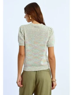 Jersey de manga corta multicolor