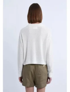 Jersey de manga larga con cuello grande