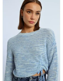 Jersey de manga larga con lazada tie dye