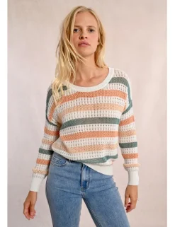 Jersey de manga larga de rayas