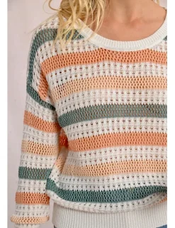 Jersey de manga larga de rayas