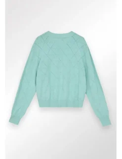 Jersey de manga larga detalle rombos