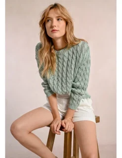 Jersey de manga larga en punto mezclado