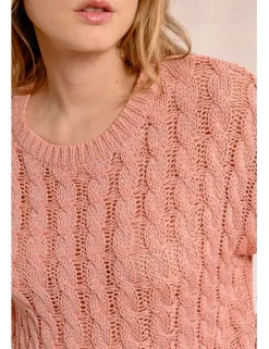 Jersey de manga larga en punto mezclado