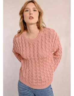 Jersey de manga larga en punto mezclado