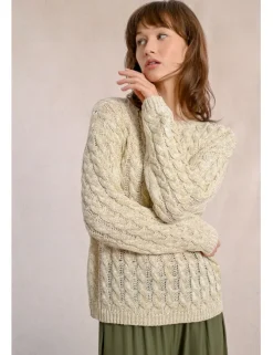 Jersey de manga larga en punto mezclado