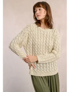 Jersey de manga larga en punto mezclado
