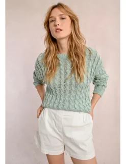 Jersey de manga larga en punto mezclado