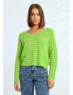 Jersey de manga larga en punto mezclado