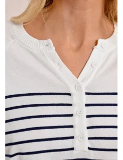 Jersey de manga larga estampado rayas