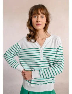 Jersey de manga larga estampado rayas