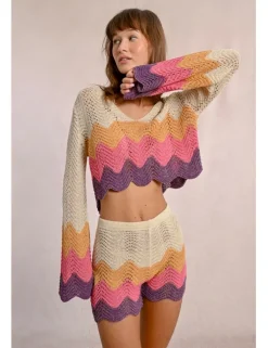 Jersey de manga larga multicolor