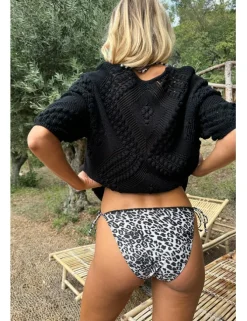 Jersey de manga larga tejido bordado