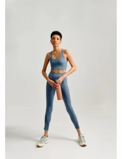 Legging en tejido suave, con transparencia