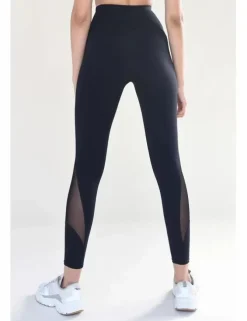 Legging en tejido suave, con transparencia
