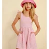 Mono corto con lazada y estampado
