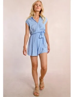 Mono corto con lazada y lunares