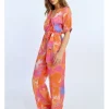 Mono largo con estampado y lazada