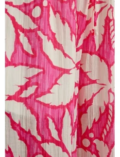 Pantalón largo ancho con estampado