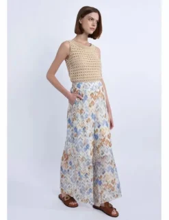 Pantalón largo con estampado