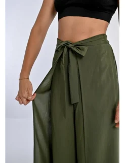 Pantalón largo con lazada