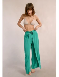 Pantalón largo con lazada