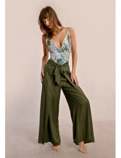Pantalón largo con lazada