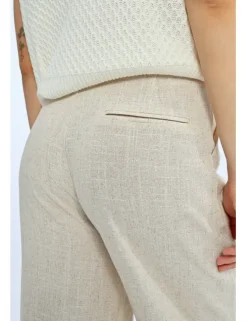Pantalón largo detalle pliegues