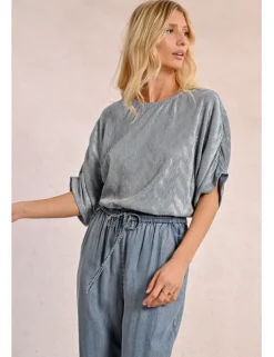 Pantalón largo efecto vaquero