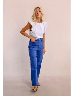 Pantalón largo perneras rectas