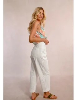 Pantalón tobillero tiro muy alto