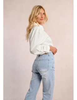 Pantalón vaquero estilo ¨mom¨